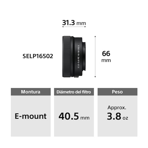 Cámara Sony A6400 Con 16-50 Mm Ii