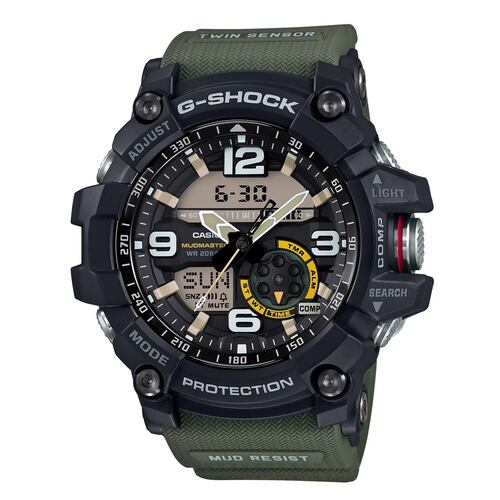 Reloj G-Shock Master Of G Mudmaster Verde Para Caballero
