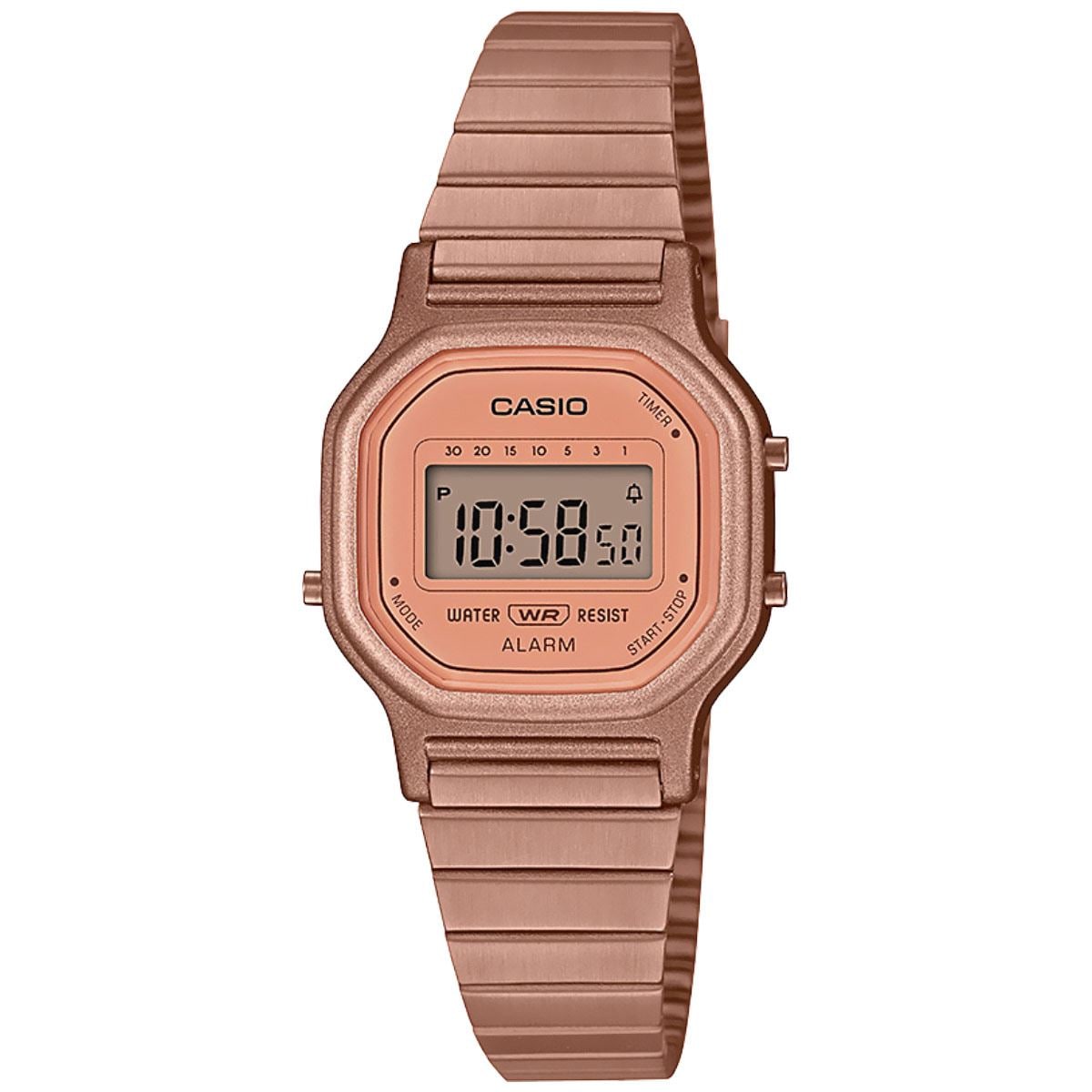 Reloj CASIO Vintage LA 11WR 5AVT Digital Metal RG