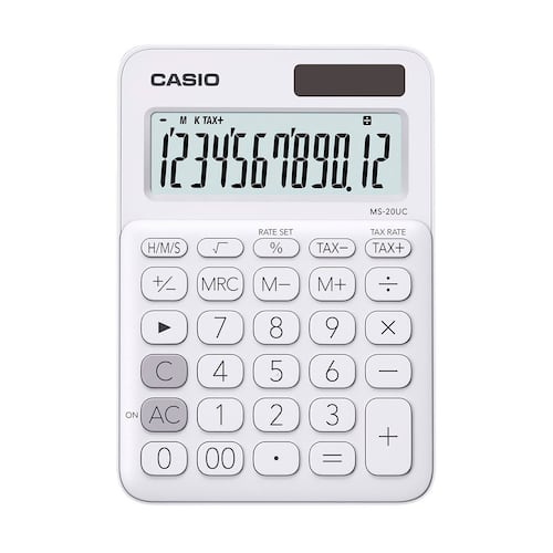 Calculadora de  Escritorio Casio MS-20UC-WE