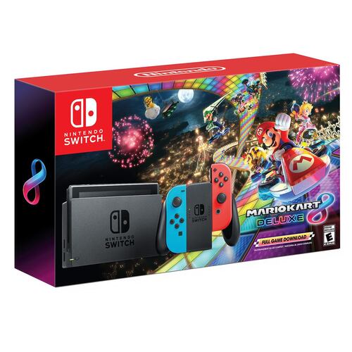 Nintendo Switch con Mario Kart 8