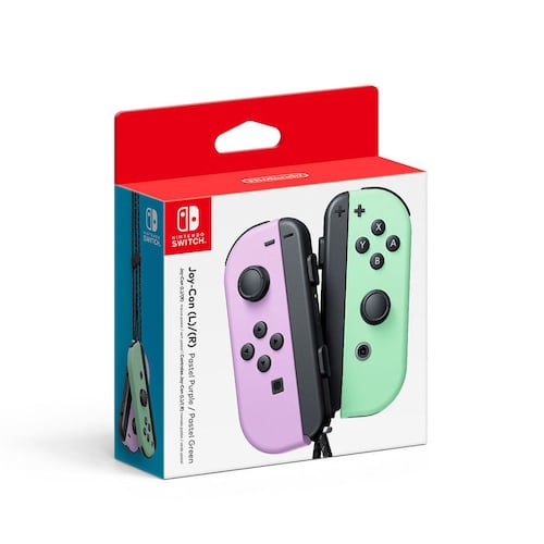 Control Nintendo Switch joy-con pastel purple