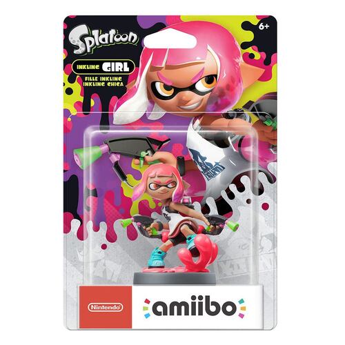 Figura Amiibo Inkling girl rosa