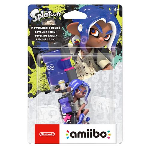 Figura Amiibo Octoling blue Splatoon