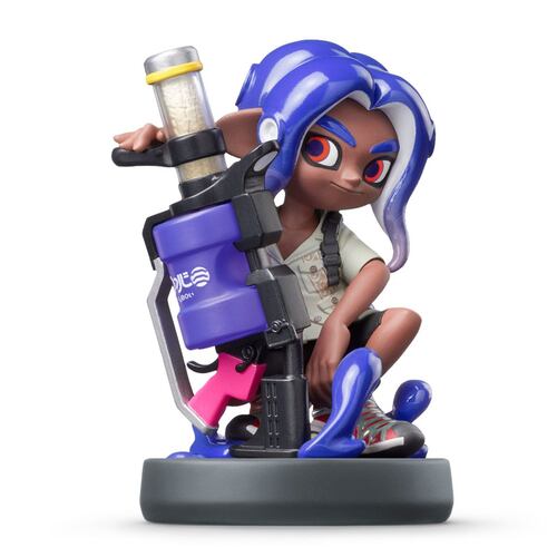 Figura Amiibo Octoling blue Splatoon
