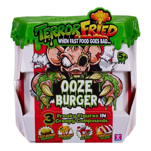 Set Terror Fried Hamburguesa 3 Figuras + Complementos ¡Colecciónalos todos!
