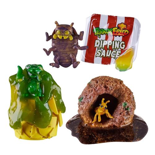 Set Terror Fried Hamburguesa 3 Figuras + Complementos ¡Colecciónalos todos!