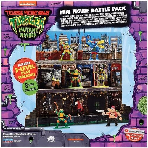 Set de Figuras TMNT Película Tortugas Ninja