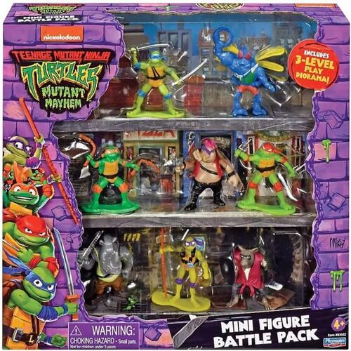 Set de Figuras TMNT Película Tortugas Ninja