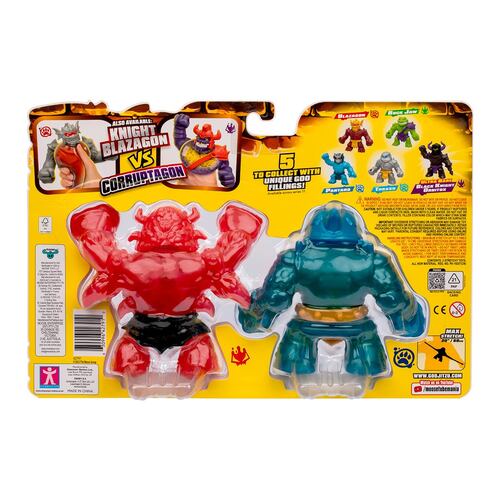 Set 2 Figuras Heroes de Goo Jit Zu ¡Colecciónalos Todos!
