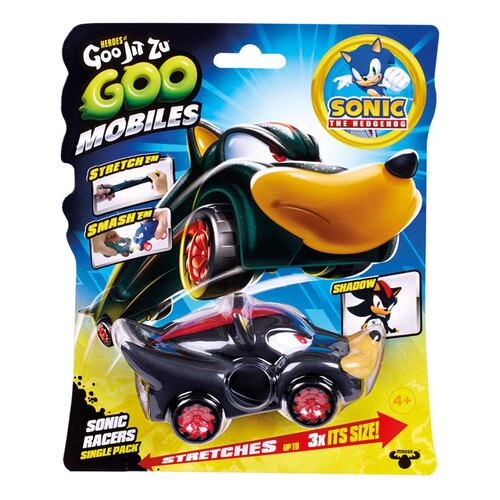 Vehículo Estirable Goo Jit Zu Sonic The Hedgehog ¡Colecciónalos todos!