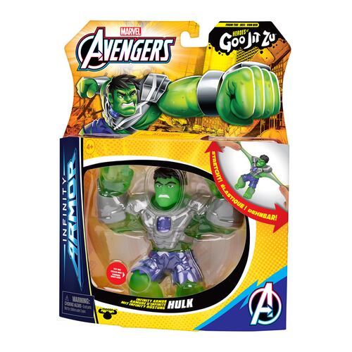 Héroes Of Goo Jit Zu Marvel Infinity Armor Figura de Acción