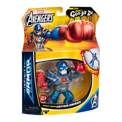 Héroes Of Goo Jit Zu Marvel Infinity Armor Figura de Acción