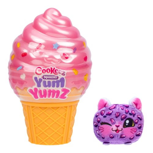 Peluche Coleccionable COOKEEZ MAKERY  Dentro de Helado Yum Yumz