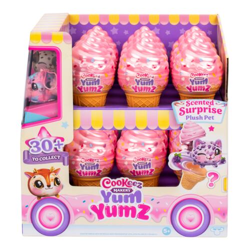 Peluche Coleccionable COOKEEZ MAKERY  Dentro de Helado Yum Yumz