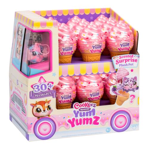 Peluche Coleccionable COOKEEZ MAKERY  Dentro de Helado Yum Yumz