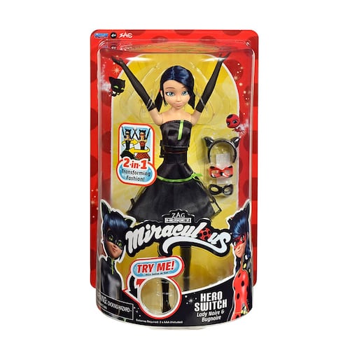 Muñeca Marinette Outfit Mágico Miraculous Ladybug