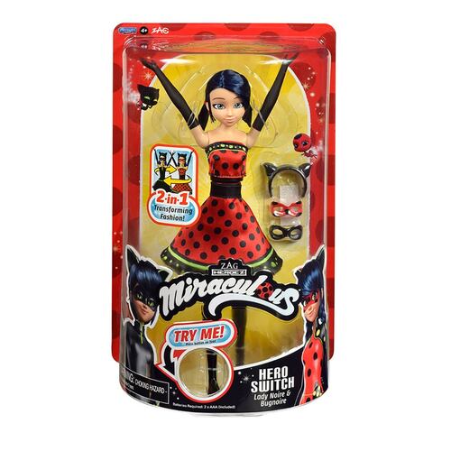 Muñeca Marinette Outfit Mágico Miraculous Ladybug