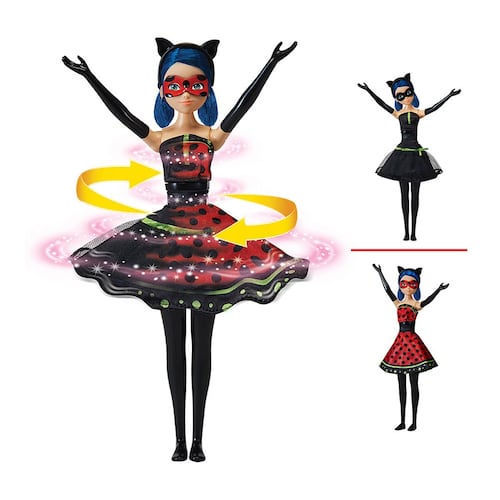 Muñeca Marinette Outfit Mágico Miraculous Ladybug