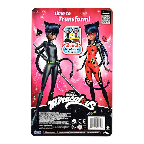 Muñeca Marinette Outfit Mágico Miraculous Ladybug