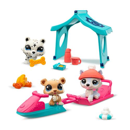 Set de Juego Día De Nieve Littlest Pet Shop