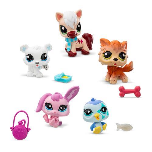 Set de Juego 5 Amigos En La Nieve Littlest Pet Shop