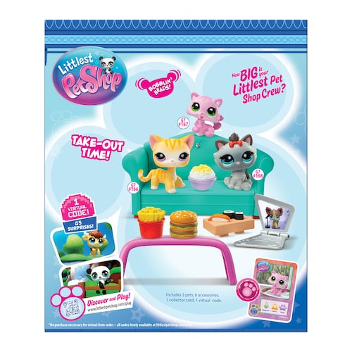 Set de Figuras Littlest Pet Shop Pijamada