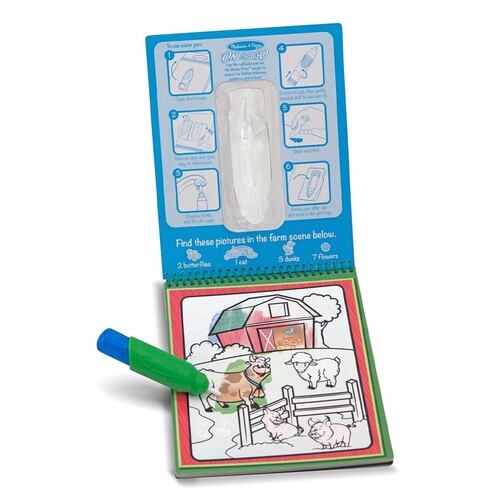 Libro para Colorear Melissa & Doug Safari 4 Páginas Reutilizables