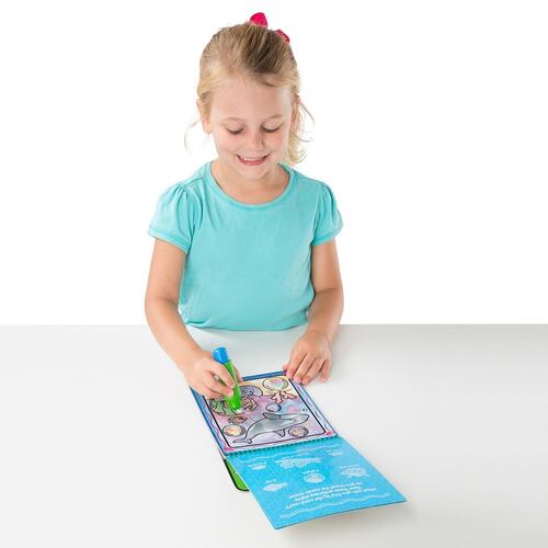 Libro para Colorear Melissa & Doug Safari 4 Páginas Reutilizables