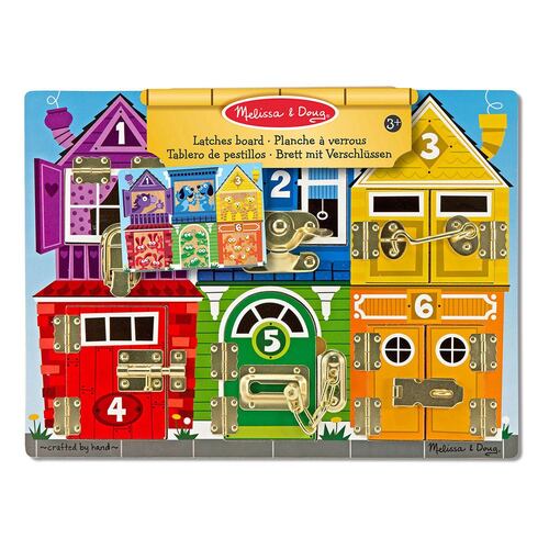 Tablero de cerraduras. Melissa & Doug Bandai