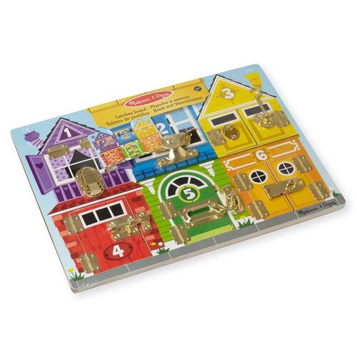 Tablero de cerraduras. Melissa & Doug Bandai