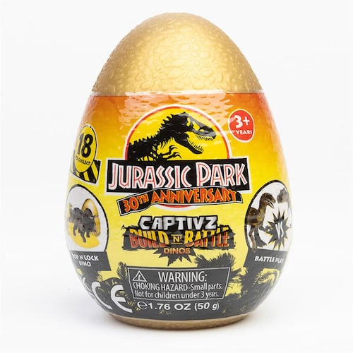 Bandai Jurassic World Captivz Huevo Individual 30 Aniversario Incubador