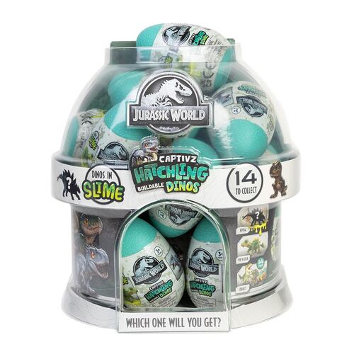 Jurassic World CAPTIVZ Clash Edition Huevo de limo (paquete de 2) con 2 pegatinas Gosutoys Jurassic World CAPTIVZ Clash Edition Huevo de limo (paquete de 2) con 2 pegatinas Gosutoys