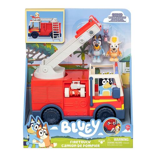 Juguete Camión de Bomberos Bluey y Bingo