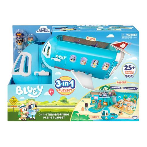 Set de Juego Avión 3 en 1 Bluey