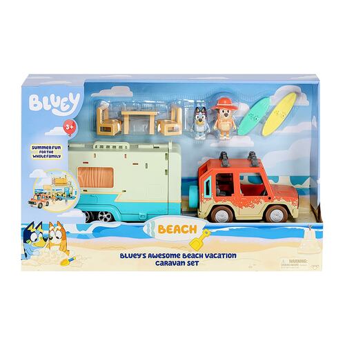 Set de Juego Caravana Vacaciones en la Playa Bluey