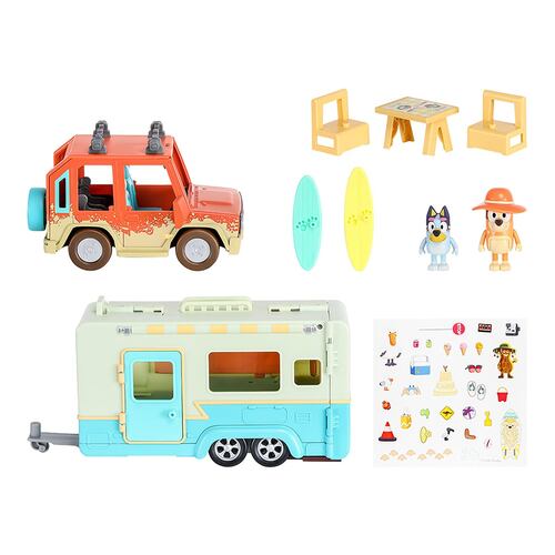 Set de Juego Caravana Vacaciones en la Playa Bluey