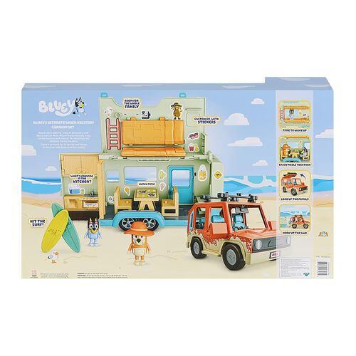 Set de Juego Caravana Vacaciones en la Playa Bluey