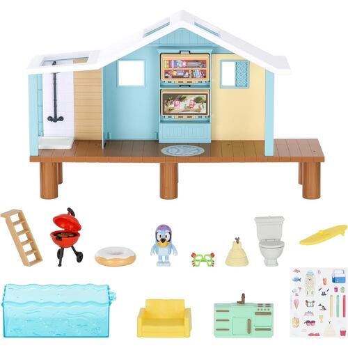 Set de Cabaña en la Playa de BLUEY