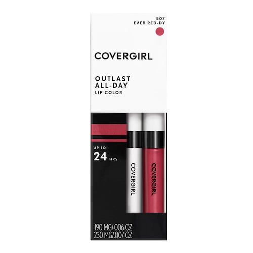 Lápiz Labial Líquido Covergirl Outlast All Day 507 Ever Red Dy