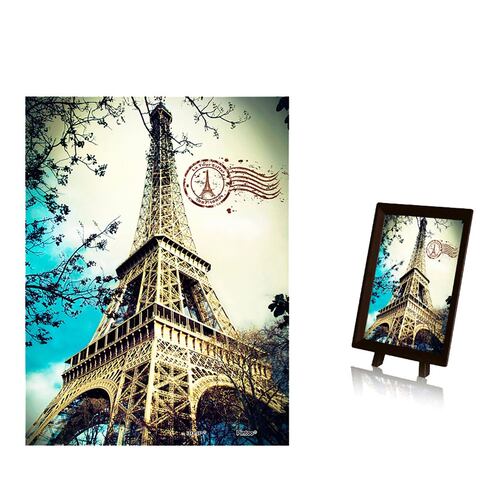 Rompecabezas Torre Eiffel con Marco y Caballete 150 Piezas