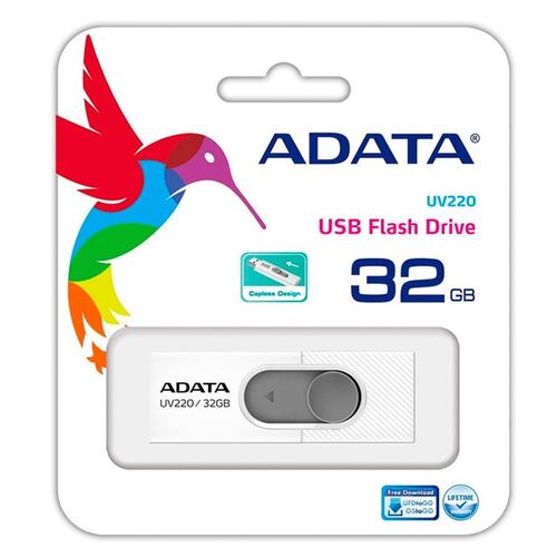 USB 32GB UV22 Blanco/ Gris Adata