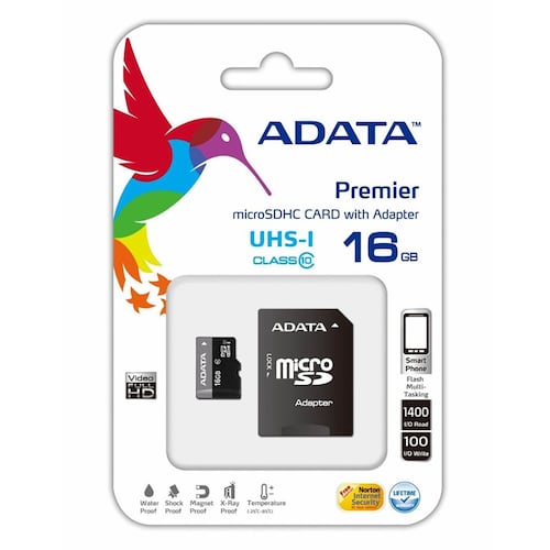 Tarjeta Adata M-SD 16GB C/10