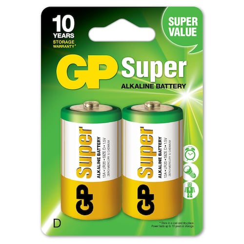 Pila GP Batteries D (2 pilas)