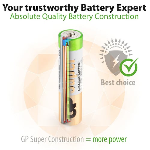 Pila GP Batteries AAA (4 pilas)