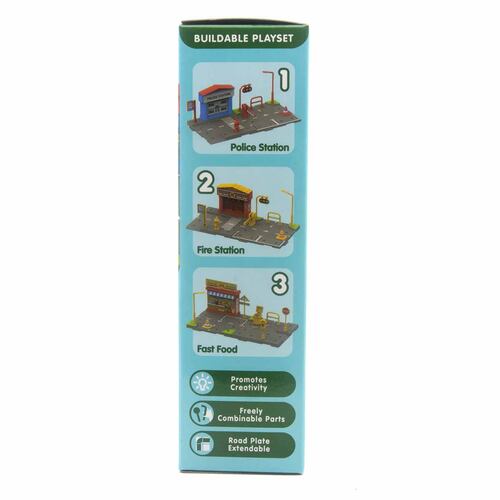 Set Armable WELLY de Escuela con Autobús Escolar a Escala