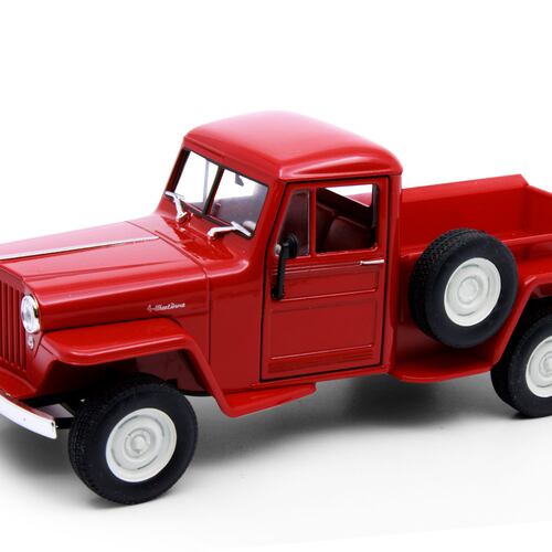 Vehículo Coleccionable WELLY 1947 Jeep Willys Pick Up