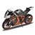 Motocicleta Escala 1:10 Die Cast Ktm 1190 Rc8r