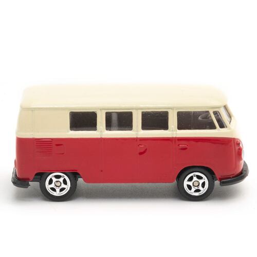 3" 1963 Volkswagen T1 Bus, Red Color