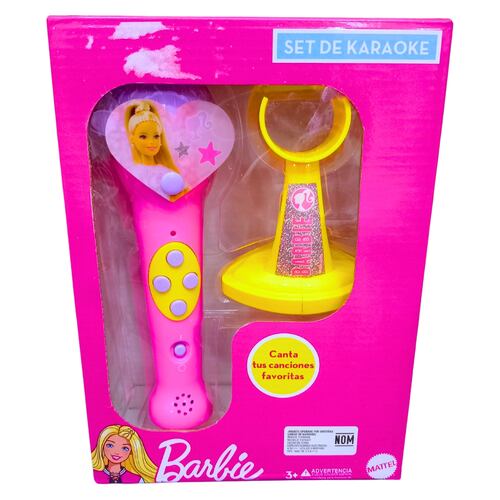 Micrófono Barbie con Luz y Sonido TOYMARK